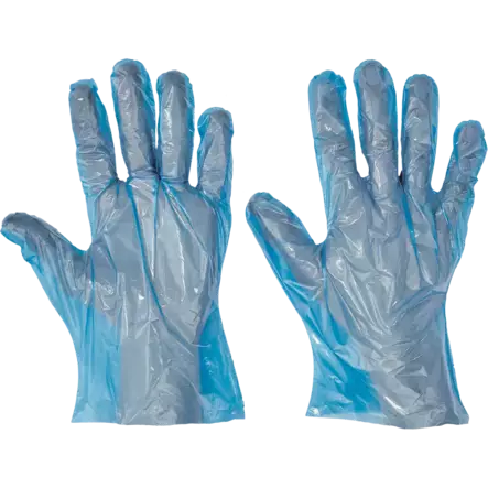 Kertakäyttökäsine Cerva Duck Blue polyetyleeni - Kertakäyttöiset käsineet - 0109002652090P - 1