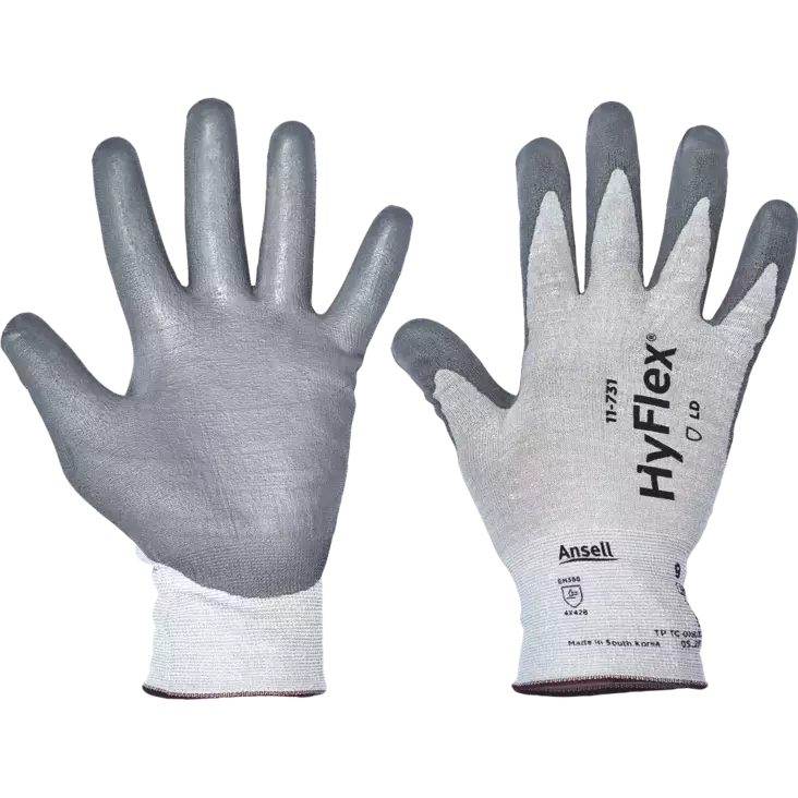 Viiltosuojakäsine Ansell 11-731 HyFlex PU luokka B - Viiltosuojakäsineet ja -hihat - 0113010599060P - 1