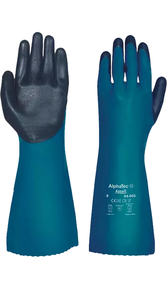 Kemikaalikäsine Ansell AlphaTec 04-005 PVC; nitriili - Kemikaalikäsineet - 0110022599080P - 1