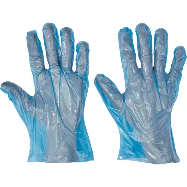 Kertakäyttökäsine Cerva Duck Blue polyetyleeni - Kertakäyttöiset käsineet - 0109002652090P - 1