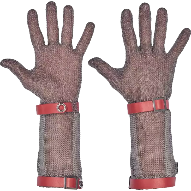Metallikäsine Batmetal 5-finger 15 cm ranneke teräs - Erikoiskäsineet - 0114000699070P - 1