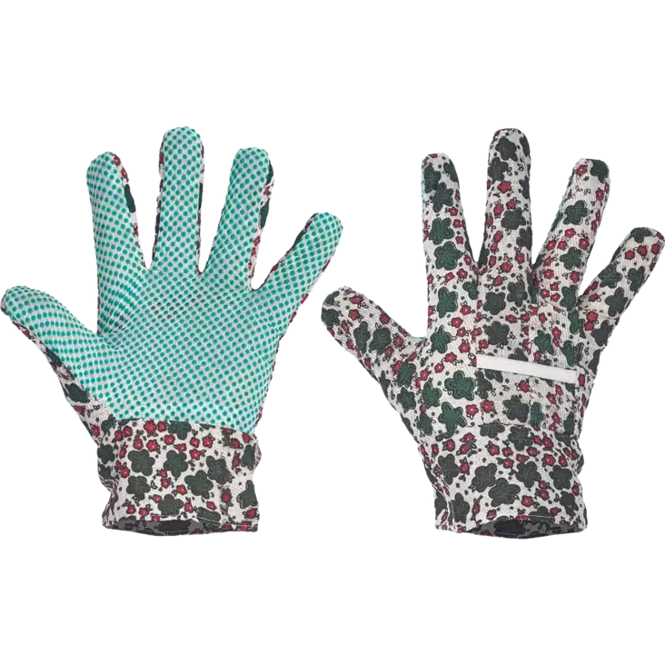 Työkäsine Cerva Avocet PVC dots puuvilla - Puuvillakäsineet - 0105001099090 - 1
