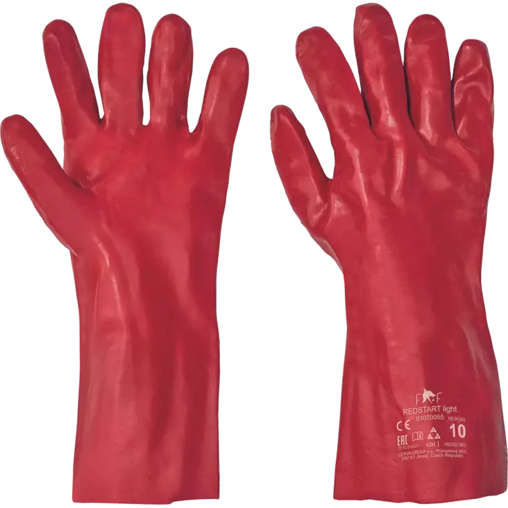 Työkäsine F & F Redstar Light PVC - Pinnoitetut käsineet - 0107005599100 - 1