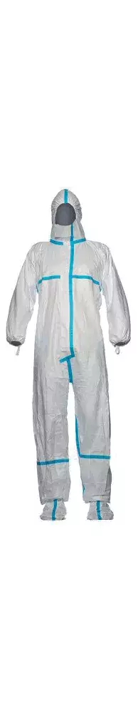 Lyhytaikahaalari Dupont Tyvek 600 Plus s sukilla - Kertakäyttöiset vaatteet - 0315001999001P - 1
