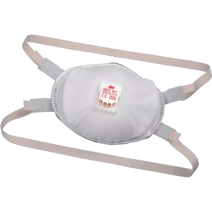 Hengityssuojain 3M 8835 FFP3 venttiilillä - FFP3 hengityssuojaimet - 0701000699025 - 1