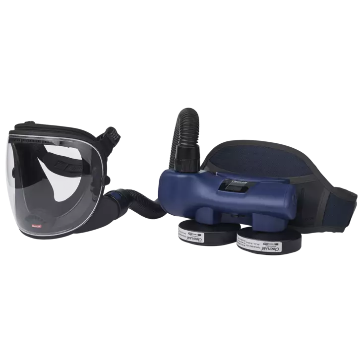 Puhallinyksikkö CleanAir Chemical 2F & UniMask Ready 2 Work set - Moottoroidut suojaimet - 6951034808 - 1