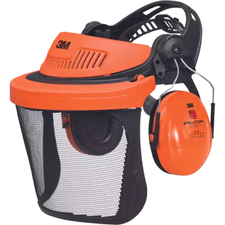 Suojaverkko 3M G500V5CH510-OR kuulosuojaimilla - Passiiviset kuulonsuojaimet - 0402009799999 - 1