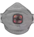Hengityssuojain JSP SPRINGFIT 436ML FFP3 venttiilillä - FFP3 hengityssuojaimet - 0701012699999 - 1