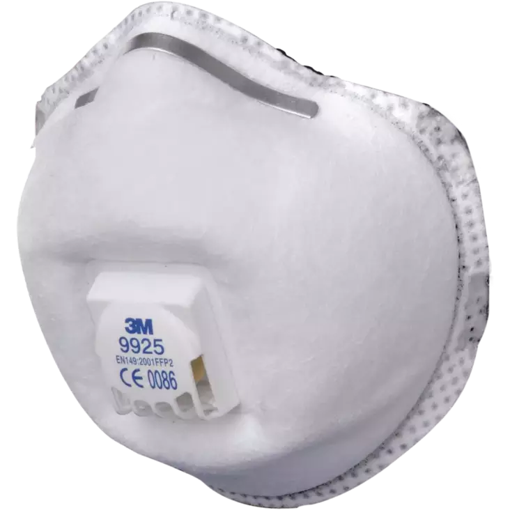 Hengityssuojain 3M 9925 FFP2 venttiilillä - FFP2 hengityssuojaimet - 0701010399999 - 1