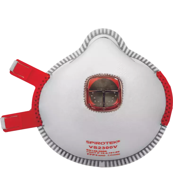 Hengityssuojain SPIROTEK VS2300V FFP3 venttiilillä - FFP3 hengityssuojaimet - 0701009999999 - 1