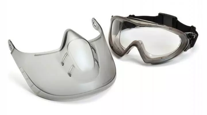 Suojalasit Pyramex visiirillä - Suojalasit - EGG504TSHIELD - 1