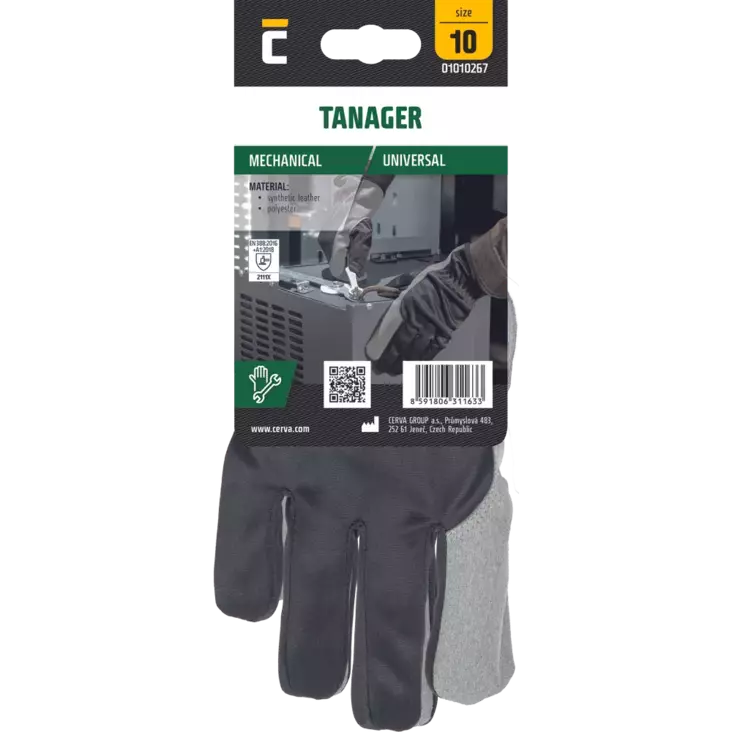 Työkäsine Cerva Tanager yksittäispakattu - Synteettiset käsineet - 0101026799110BN - 1