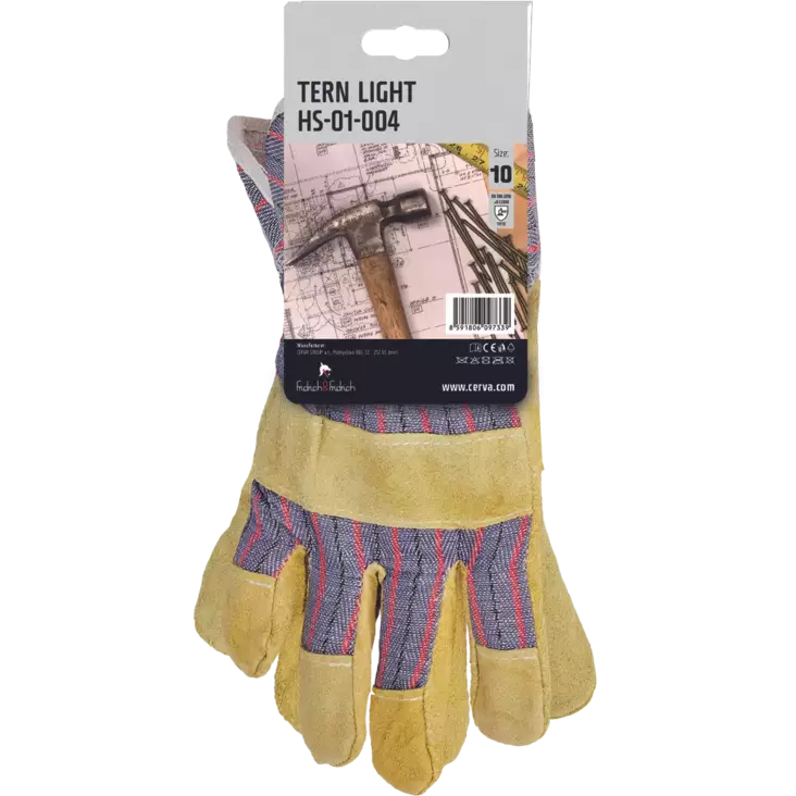 Työkäsine F & F Tern Light nahka yksittäispakattu - Nahkakäsineet - 0101010999100BN - 1